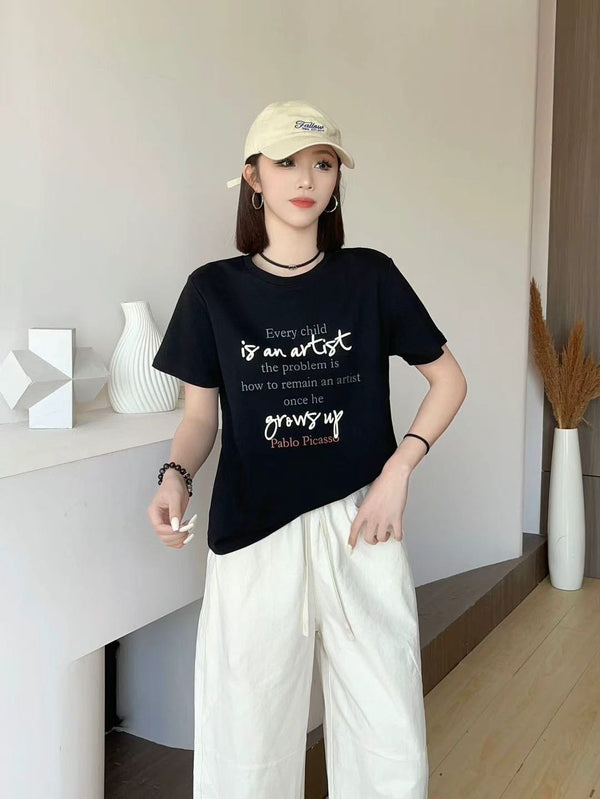 Relax Fit Tshirt Black