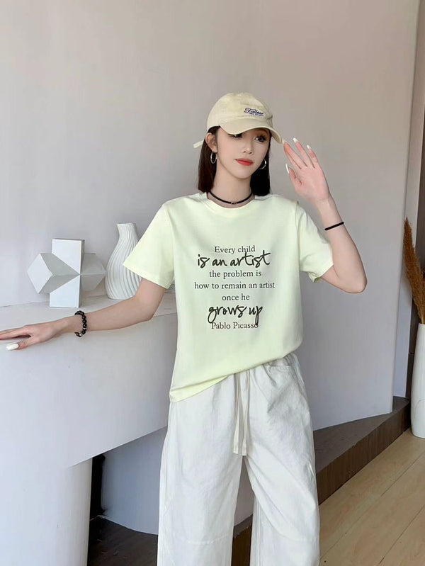 Relax Fit Tshirt Yellow