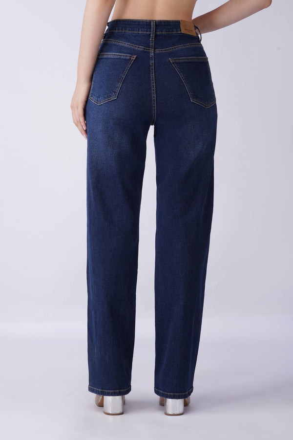 1165 WIDE LEG JEANS -DARK BLUE
