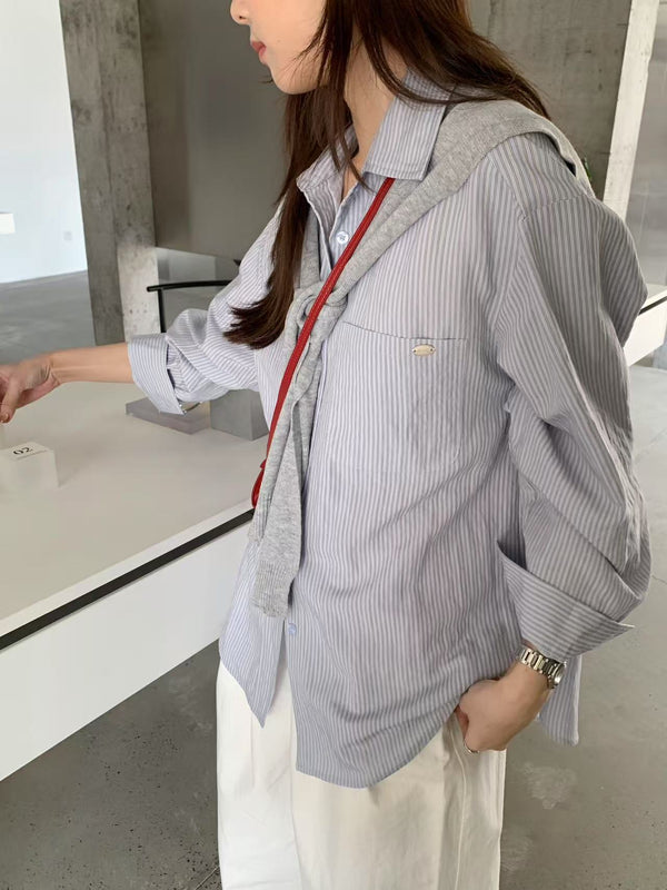 Cotton Shirt Stripe