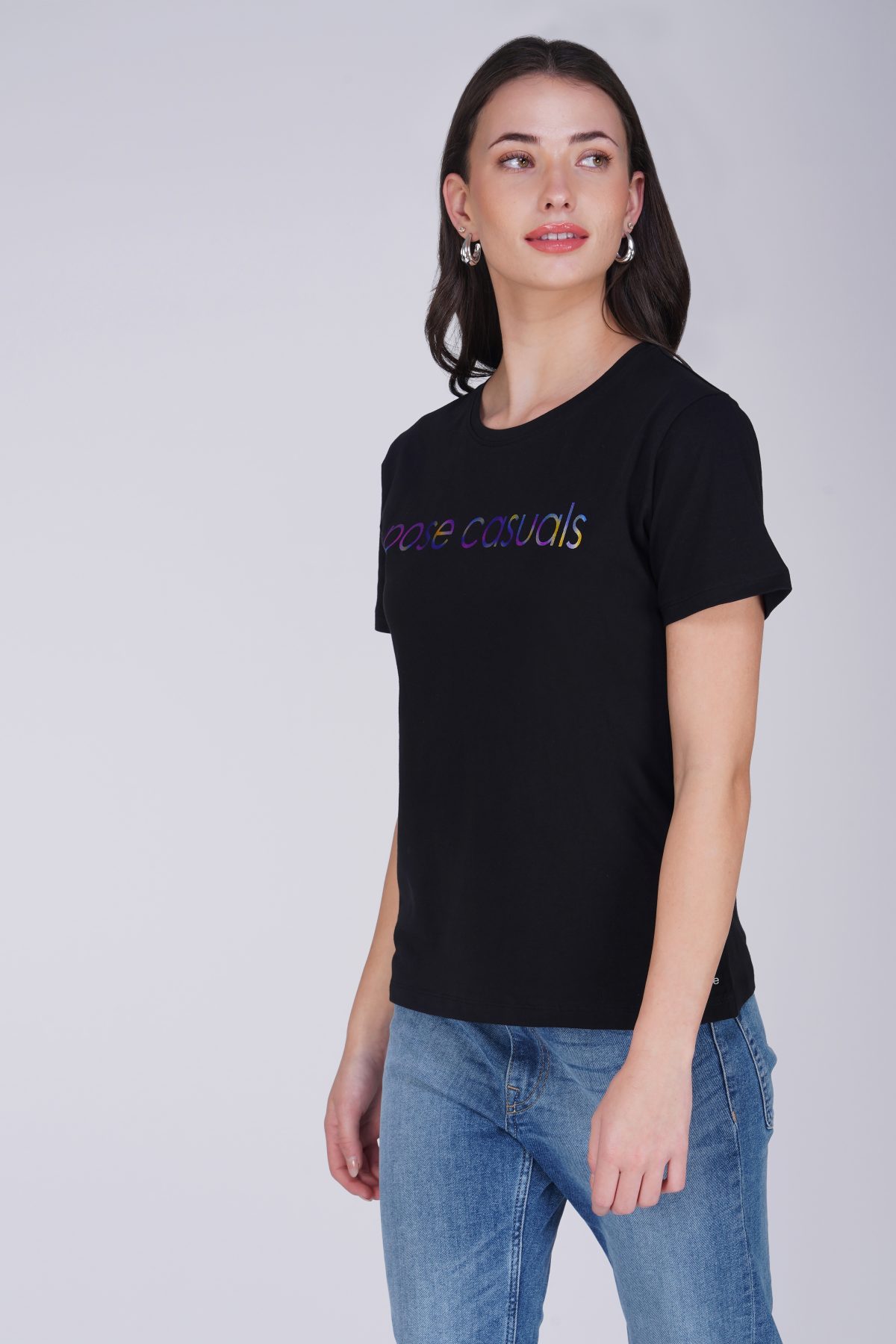 WOMEN GRAPHIC COTTON T-SHIRT